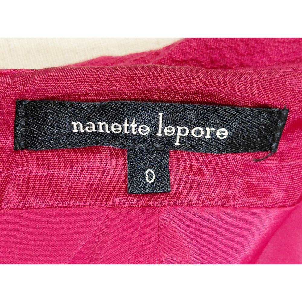 Nanette Lepore 19-3820 Made in USA Hot Stretch Pencil Skirt Women Size 0 - Picture 5 of 11